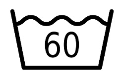 60 Grad Wäsche Symbol