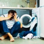 Wäsche in der Waschmaschine vergessen